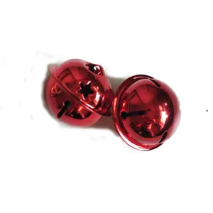 Warna Kustom Ukuran Menerima Vacuum Elektroplating Logam Berwarna Pohon Natal Dekorasi Jingle Bell - Product Image 3