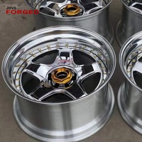 Rines de Aluminio Forjado de 2 Piezas, 18-21 5x114.3/5x120, 40mm 100mm, Personalizados, Plateados Pulidos, Certificación TUV, para F80 G20 G30 E90