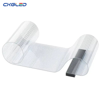 Película de Pantalla LED Transparente Flexible, Pantalla LED P10 para Ventanas, Publicidad en Vidrio