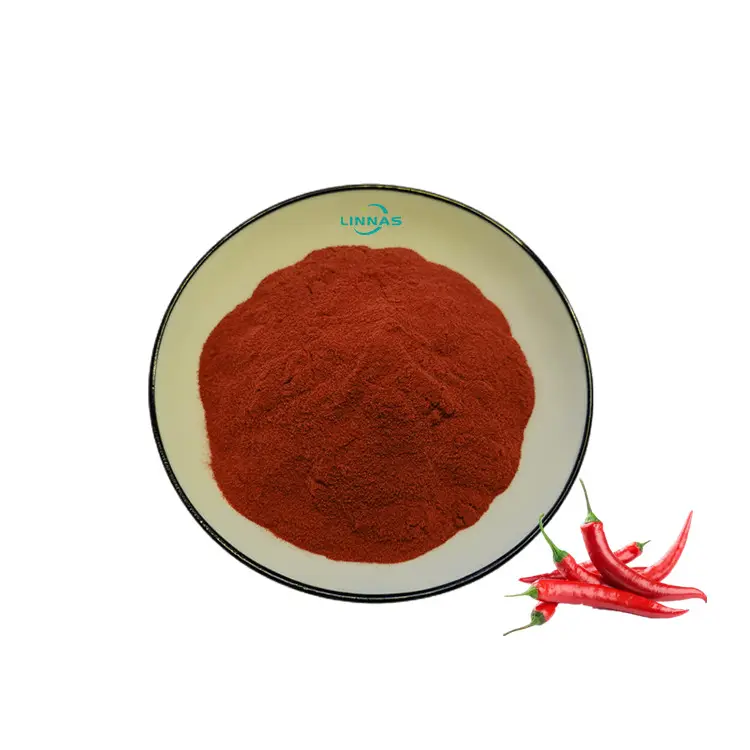 Grosir pigmen makanan alami Paprika Oleoresin bubuk merah Capsanthin