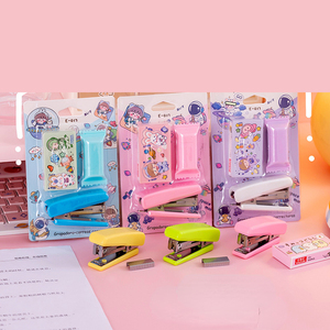 Nuevo Juego <span class=keywords><strong>de</strong></span> Mini Grapadoras con Resaltador, Grapadora para Estudiantes, Juego <span class=keywords><strong>de</strong></span> Papelería para Estudiantes, Útiles <span class=keywords><strong>Escolares</strong></span> - Product Image 3