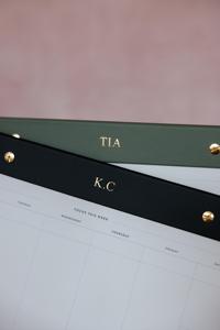 LABON Agenda Settimanale <span class=keywords><strong>A4</strong></span> in Pelle Vegana <span class=keywords><strong>di</strong></span> Lusso, Ricaricabile, con Fogli Staccabili e Dettagli in Lamina d'Oro, Regalo <span class=keywords><strong>di</strong></span> Cancelleria <span class=keywords><strong>di</strong></span> Alta Gamma per l'Ufficio - Product Image 3