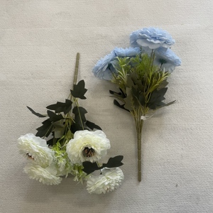 Fleur Artificielle Fantaisie à 9 Tiges, Bouquet de Lys en Soie à Mille Feuilles pour Arche de Mariage, Centre de Table et Décoration Intérieure - Product Image 3