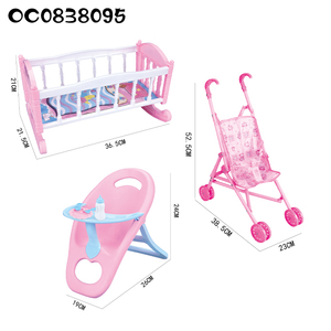 Set <span class=keywords><strong>Bambola</strong></span> Simulazione Neonato da 12 Pollici con <span class=keywords><strong>Passeggino</strong></span> <span class=keywords><strong>e</strong></span> Lettino - Product Image 5