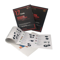 Service d'impression de brochures et de livrets professionnels à faible coût, avec conception gratuite et reliure agrafée en couleur