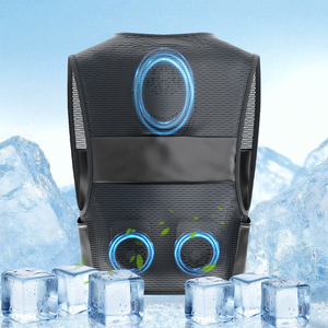 Giacca da lavoro climatizzata con ventilatore, gilet rinfrescante per lavoratori all'aperto, abbigliamento estivo rinfrescante - Product Image 2