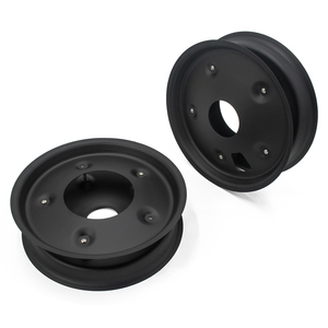 Vỏ bảo vệ trục bánh xe máy bằng nhôm anodic đen mờ cho REBEL CM300 - Product Image 1