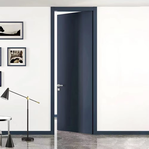 باب خشبي جاهز للشحن بالجملة أحدث تصميم باب داخلي لباب الغرفة - Product Image 5