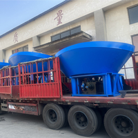 Vente Flash : Moulin à Pierre à Double Roue pour Broyage Humide, Modèle 1200 de Haute Qualité, Équipement de Broyage et d'Extraction d'Or, Haute Efficacité de Broyage