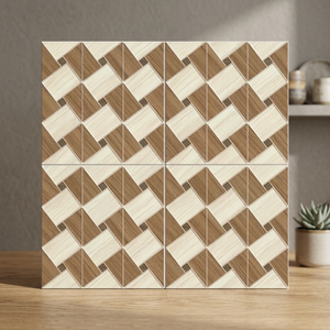 Azulejos de Cerámica para Piso, Serie Punch, Diseño Moderno a Cuadros, 300x300mm, Acabado Mate, para Interiores de Cocina - Product Image 3