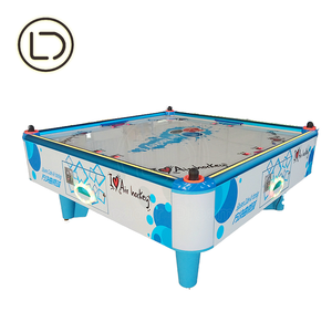 LeaderDream Adulto Blanco Azul Super 4 Personas Múltiples Air <span class=keywords><strong>Hockey</strong></span> Table Fan Hokey Table Air <span class=keywords><strong>Hockey</strong></span> 4 Player - Product Image 3