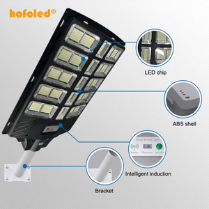 Lámparas Solares Hofoled de 8000W para Exterior, Farola con Panel <span class=keywords><strong>Solar</strong></span> de 1000W, 2000W, 3000W, Lámpara de Jardín, Alumbrado Público LED <span class=keywords><strong>Solar</strong></span> Integrado - Product Image 2