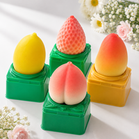 Vente en gros de glaces personnalisées OEM en forme de fruits, glaces à la mangue, à la pêche, au citron