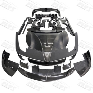 Kit de Carrocería de Fibra de Carbono Estilo MS para Ferrari <span class=keywords><strong>488</strong></span> GTB Cabriolet, Material de Fibra de Carbono Parcial - Product Image 2