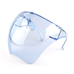 Mặt nạ nhựa chống sương mù Màu khung lớn tích hợp kính nhiều màu acrylic kính che nắng Unisex kính bảo vệ toàn mặt - Product Image 4