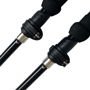 Bastones de Trekking Telescópicos de 3 Secciones con Bloqueo Externo, Bastones de Senderismo de Aluminio Duradero con Correas de Muñeca <span class=keywords><strong>para</strong></span> Venta al Por Mayor - Product Image 3