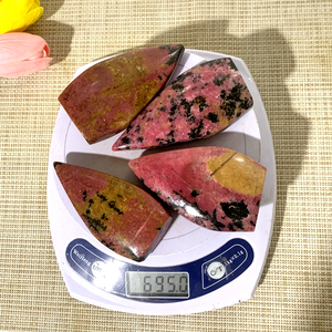Oferta Especial: Rodonita Natural en Forma de Llama, Tallada y Pulida, Bloque y Cubo de Cristal, Mosaico Ecológico Curativo para Decoración del Hogar - Product Image 5