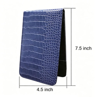 Porte-cartes de score de golf personnalisés PRIMUS GOLF, couverture de carnet de scores, logo personnalisé, cuir PU crocodile, porte-cartes de score de golf