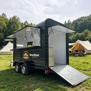 Modern Hot Dog Cart Fully Equipped Horse <b>Box</b> Truck Fast Burger Efficient Food <b>Trailer</b> - Product Image 5