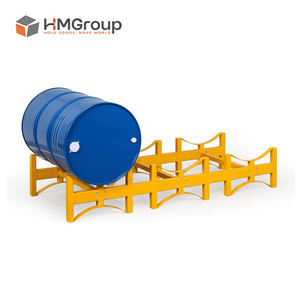 Estante de Almacenamiento Seguro para Almacén, de Acero Metálico Soldado, Apilable y Estable, para Barriles de Agua, Diésel y Gasolina - Product Image 2