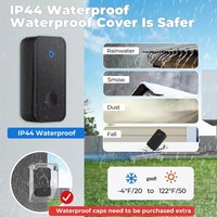 Timbre Inalámbrico Autoalimentado Sin Batería, Timbre de Puerta Impermeable con Sonido para Niños y Ancianos