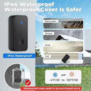 กริ่งประตูไร้สายแบบใช้พลังงานในตัว ไม่ต้องใช้แบตเตอรี่ กันน้ำ เหมาะสำหรับเด็กและผู้สูงอายุ - Product Image 4