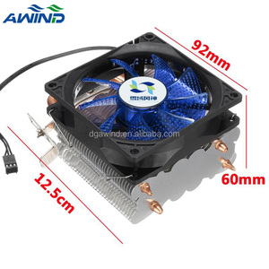 3pins 4pin Performance Radiator Copper Pipes Coolers <strong>Computer</strong> Accessories with Cooling Fan for Pc Intel Lga Laptop <strong>Cpu</strong> Heat Sink - Product Image 3