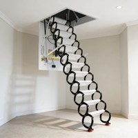 Escalier de grenier électrique pliable en aluminium pour projets d'amélioration de la maison