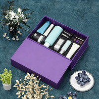 Boîte d'emballage cadeau magnétique en carton rigide personnalisée avec logo en gros avec insert en mousse EVA gaufrage laminage mat revêtement UV