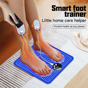 Almohadilla masajeadora eléctrica para pies, alfombrilla de masaje de puntos de acupuntura, masaje de piernas de choque con control remoto, 8 modos, 29 niveles - Product Image 3