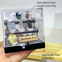 Vente en gros Cristal de guérison spirituelle de haute qualité Boîte de spécimen minéral mélangé de pierres précieuses pour cadeau ou Feng Shui