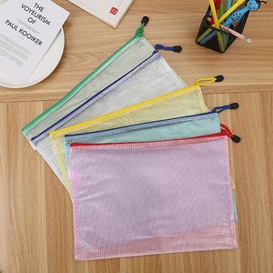 Bolsas de <span class=keywords><strong>Archivo</strong></span> con Cierre de Malla Impermeable, Multitamaño A3 A4 A5 B5 B4, Bolsa para Documentos, Carpetas con Cierre de Plástico para Almacenamiento en la Oficina o la Escuela - Product Image 2