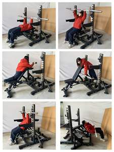 Système de rack combiné multifonctionnel pour développé couché plat/<span class=keywords><strong>incliné</strong></span>, hip thrust, tractions et curls <span class=keywords><strong>biceps</strong></span> – <span class=keywords><strong>Banc</strong></span> et rack réglables - Product Image 6