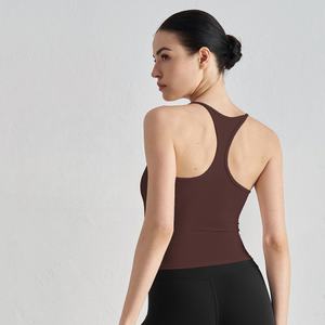 Nouveau débardeur de sport sans manches à dos nageur en maille de haute qualité à séchage rapide avec logo personnalisé, débardeur de yoga, débardeur uni sans manches - Product Image 1