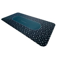 Tapis de poker rectangulaire imprimé double face avec logo personnalisé, nappe de poker texane pliante en jersey néoprène