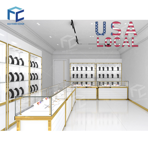 Présentoir de comptoir de bijoux intérieur moderne personnalisé en vente Mobilier de boutique pour salle d'exposition Design - Product Image 4