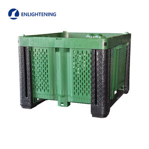 מיכל פלסטיק מתקפל קשיח, גדול, חזק, קל משקל, שחור, משומש, בהתאמה אישית - Product Image 2