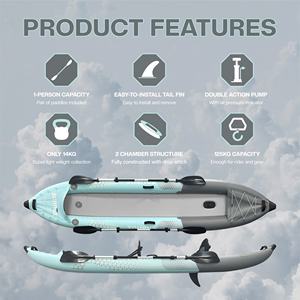 <span class=keywords><strong>TOURUS</strong></span> 2023 Nuevos Kayaks de Pesca de PVC Canoa Kayak Hecho en China - Product Image 3