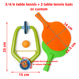 Kit d'entraînement de tennis de <span class=keywords><strong>table</strong></span> portable avec 2 raquettes et jeu de <span class=keywords><strong>ping</strong></span>-<span class=keywords><strong>pong</strong></span> à suspendre sur la porte - Product Image 4