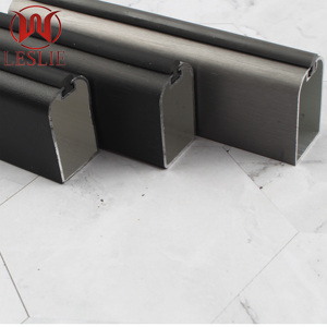 Barra de Soporte Cuadrada de Aluminio para Colgar Ropas en Armarios, de 12/18mm, para Montaje en Pared - Product Image 3
