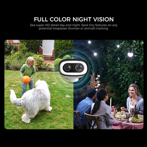 Caméra de Sécurité IP d'Extérieur Arpha K06 à Vision Nocturne Complète avec Application TUYA, Panneau Solaire Intégré et Alarme <span class=keywords><strong>Sonore</strong></span> - Product Image 2