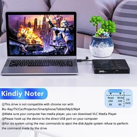 Quemador de unidad óptica portátil USB 3,0 tipo C, reproductor de CD RW, quemador de DVD, Unidad de Blu-ray externa, quemador de disco para ordenador portátil