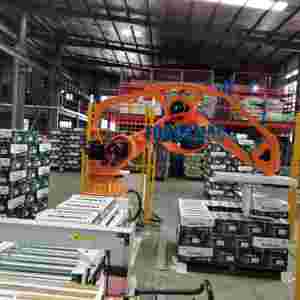 Tập trung máy móc nhà sản xuất giá <span class=keywords><strong>Robot</strong></span> tay palletizer PLC cho thùng carton nặng Túi 4-10 carton/min hóa chất thực phẩm thuốc lá - Product Image 2