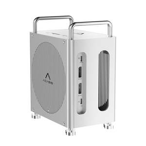 Base de Expansión para <span class=keywords><strong>Mac</strong></span> <span class=keywords><strong>Mini</strong></span> M4 M4 <span class=keywords><strong>Pro</strong></span>, Thunderbolt 3 40Gbps, Carcasa Doble para SSD M.2 NVMe RAID 0, Triple Pantalla DP 4K, PD 65W - Product Image 6