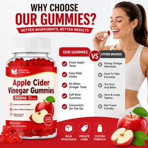 <span class=keywords><strong>Prix</strong></span> usine OEM ODM – 60 gommes amincissantes au <span class=keywords><strong>vinaigre</strong></span> <span class=keywords><strong>de</strong></span> <span class=keywords><strong>cidre</strong></span> <span class=keywords><strong>de</strong></span> pomme naturel en forme d'ours, pour stimuler le métabolisme et la digestion (ACV Keto) - Product Image 6