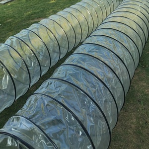 Tunnel pliable de 5 m en PVC transparent, tube de jeu léger et pliable pour la maternelle, la garderie et la maison - Product Image 1