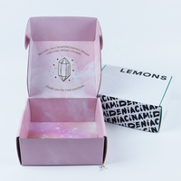 OEM Vêtements boîte mystère boxycharm abonnement jolly emballage boîte cadeau pliable avec fermeture magnétique avec ruban boîte de papier