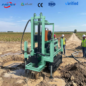 حفارة آبار مياه هيدروليكية أوتوماتيكية بطول 100م و200م على نظام مجنزر بسعر المصنع - Product Image 5