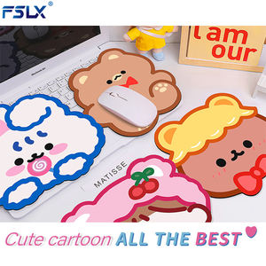 FSLX-alfombrilla de goma personalizada para ratón Kawaii, venta al por mayor, alfombrilla de ratón personalizada con estampado de Anime, Logo personalizado impreso - Product Image 4