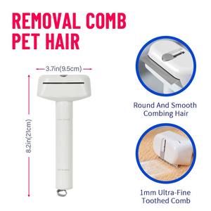 Brosse d'épilation pour chiens et chats, peigne pour nettoyer poils longs et courts, outil de toilettage pour animaux de compagn - Product Image 2
